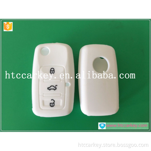 Top quality car key remote in key for VW silicone Car Keys cover case with fashion style